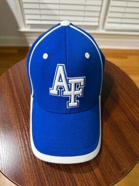 United States Air Force Academy Royal Blue Baseball Hat with White Logo